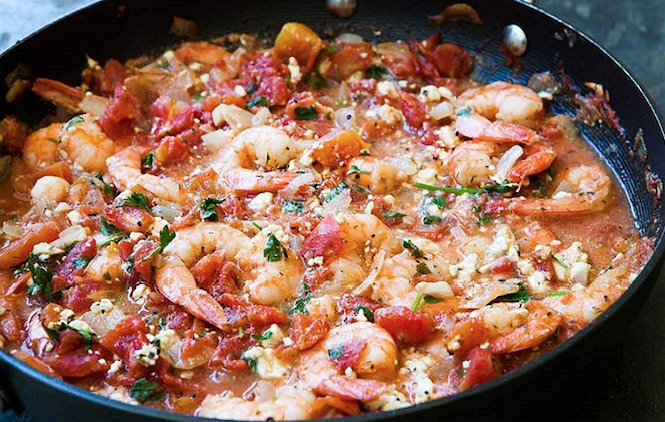 Recipe of the Week- Baked Shrimp With Tomatoes and Feta