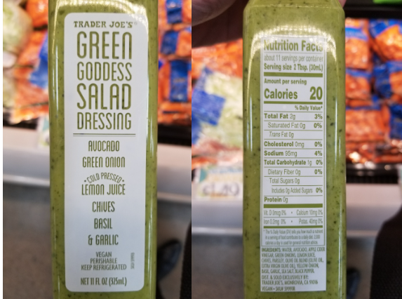 Grocery Spotlight- Trader Joe’s Green Goddess Dressing