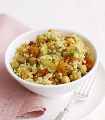 Recipe of the Week- Bulgur Pilaf With Garbanzo Beans