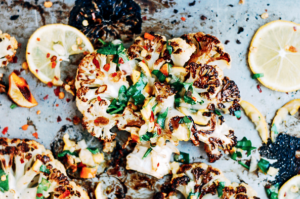 Broiled Cauliflower Steaks