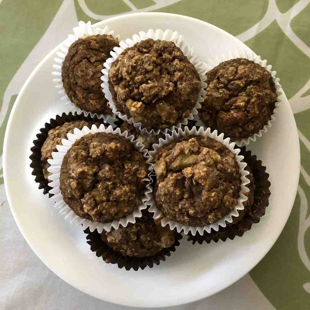 banana oat muffin
