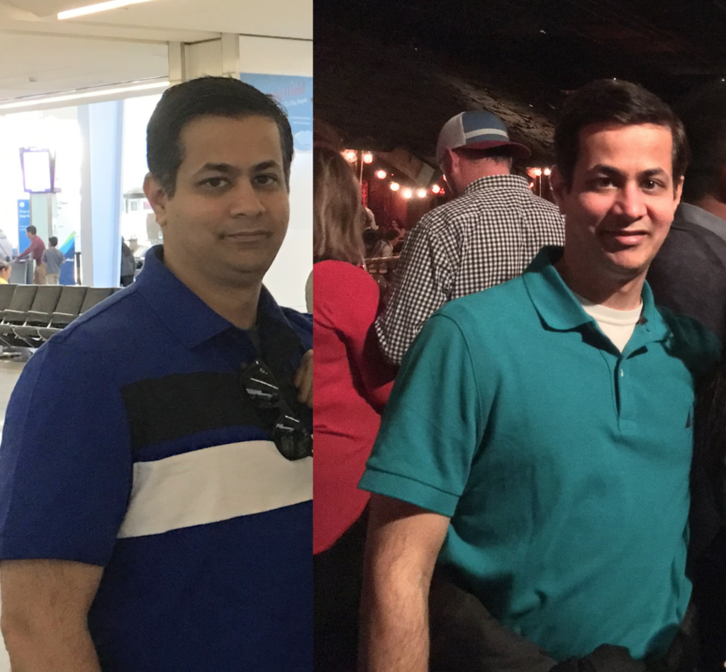 Rohit's Before and After