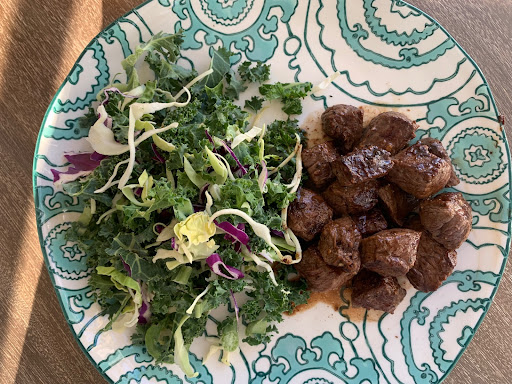 Seared-Steak-Bites-and-Greens