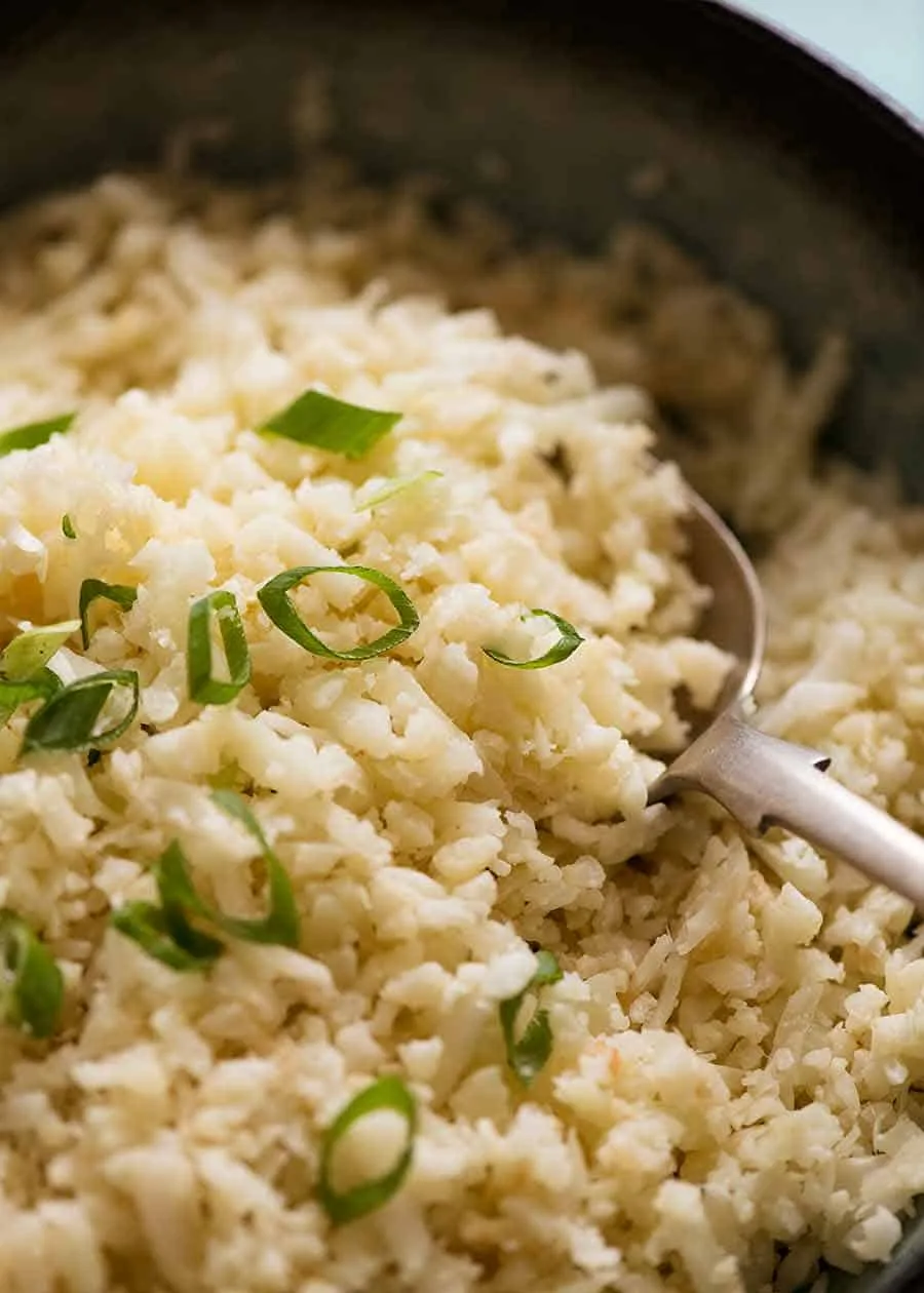 Riced Cauliflower, Cooked