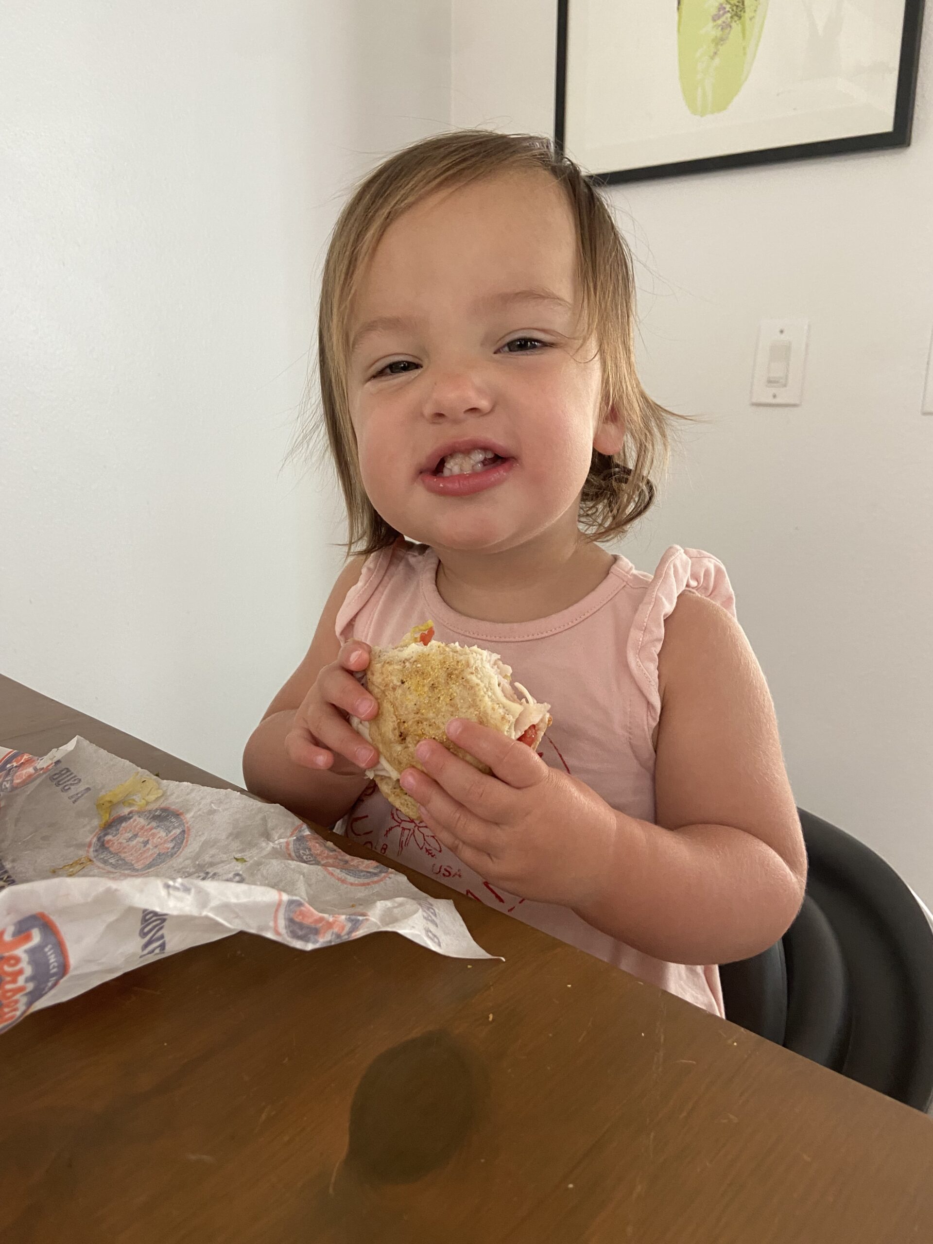 Danielle's daughter Skye