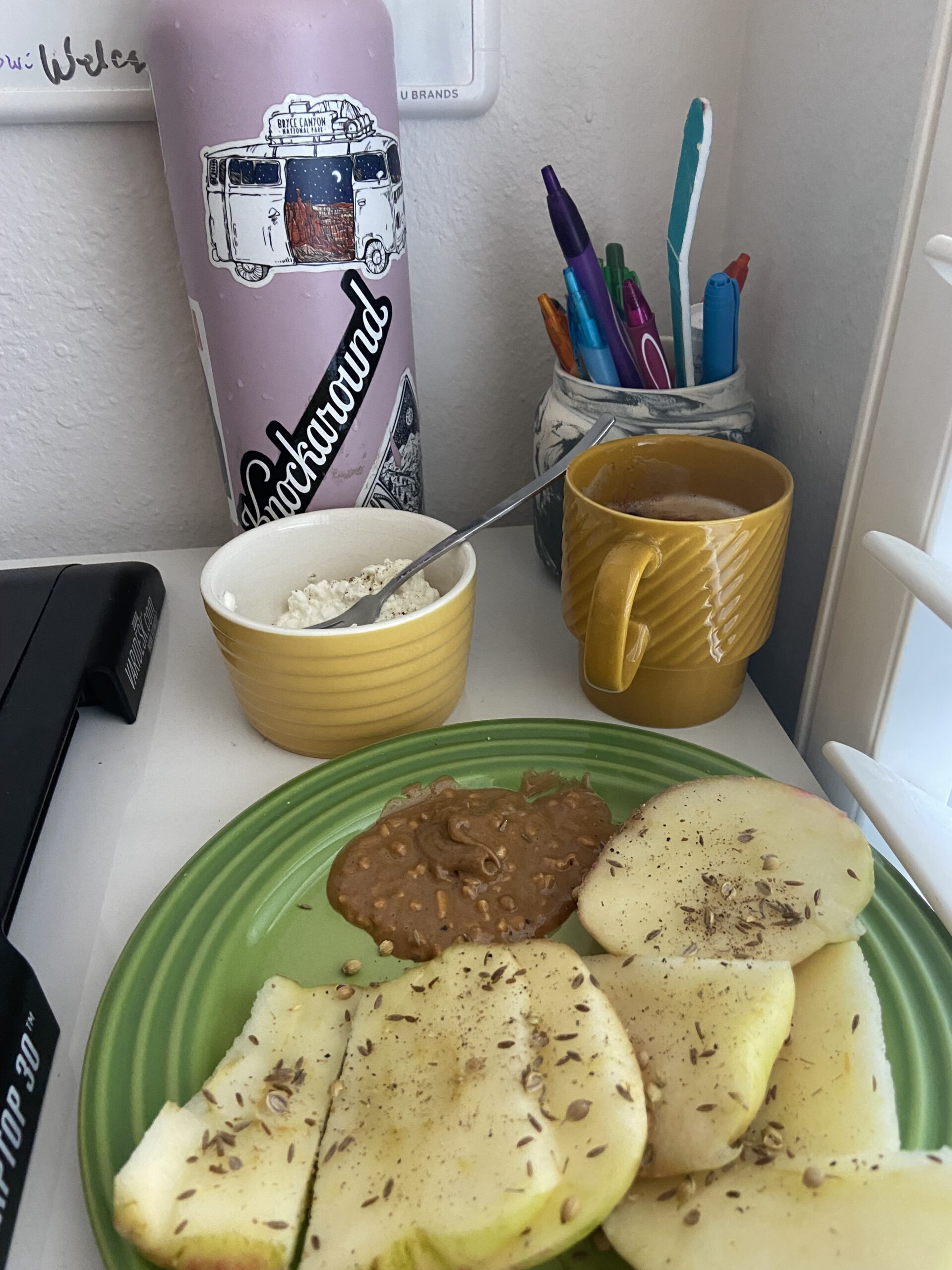Apple and nut butter | What a dietitian eats