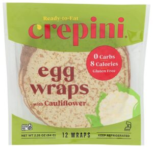 Crepini Egg Wraps with Cauliflower