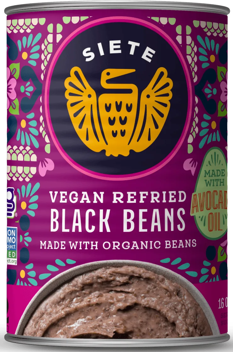 Siete Refried Black Beans