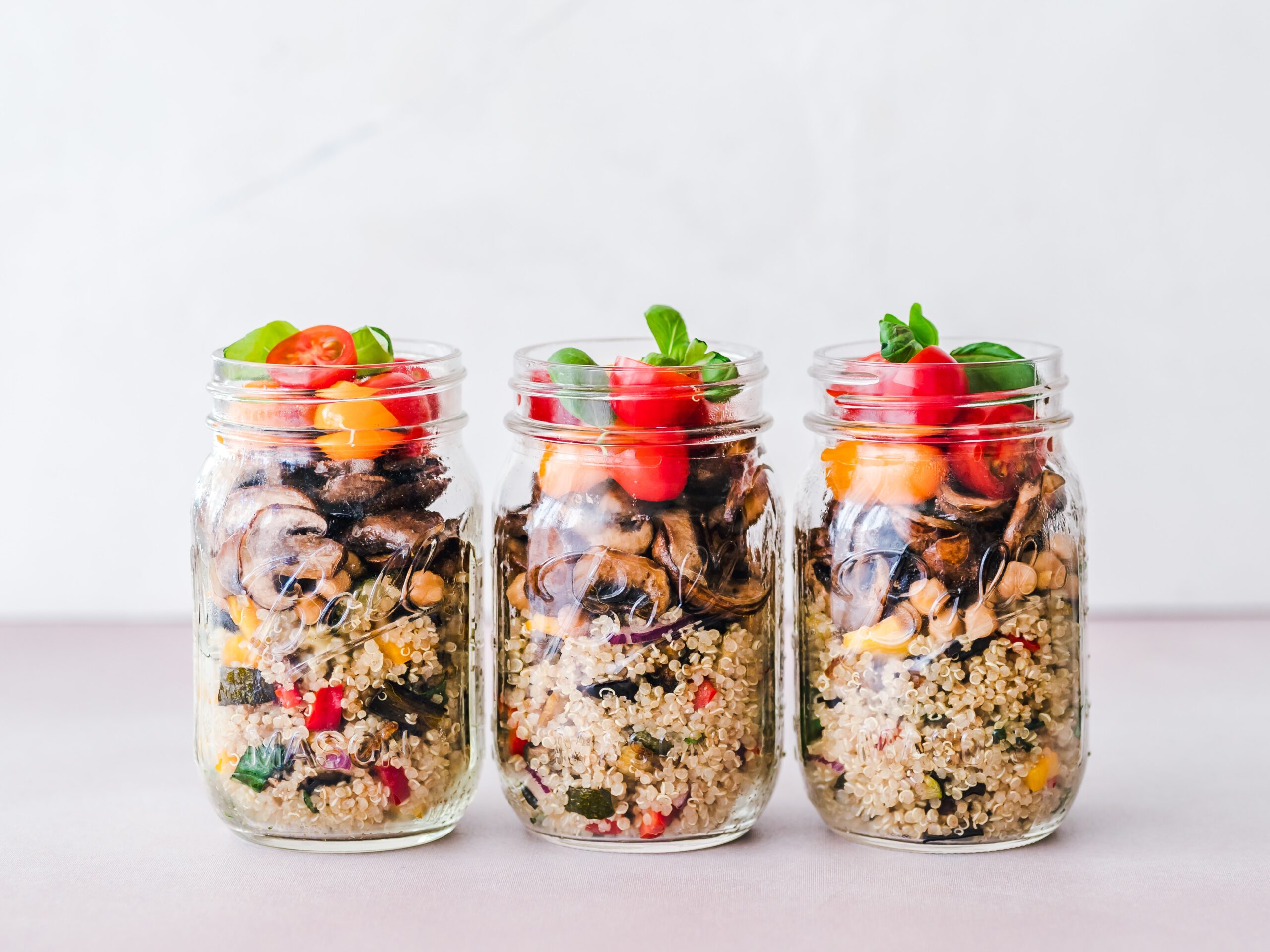 mason jar salads